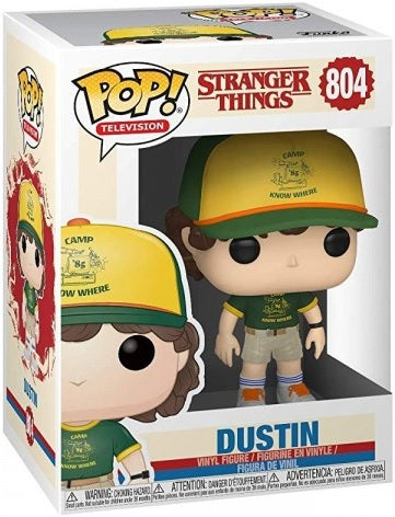 Isola dei Collezionisti - FUNKO POP  Stranger Things - 804 Dustin (At Camp) 9 cm (season 3) - 1