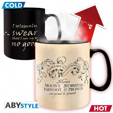 Isola dei Collezionisti - ABYSTYLE HARRY POTTER - Mappa del Malandrino Tazza termosensibile (cambia colore) 460 ml - 1