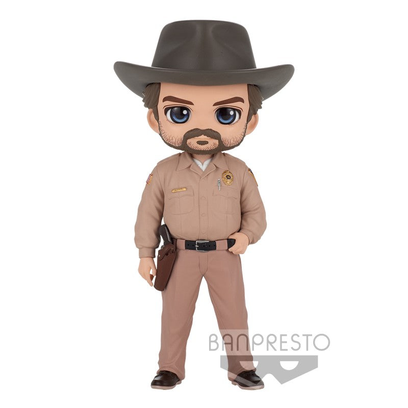 Isola dei Collezionisti - BANPRESTO 17888 - Stranger Things - Q Posket - Hopper (Normal Color Ver.) - Figure 15Cm - 1