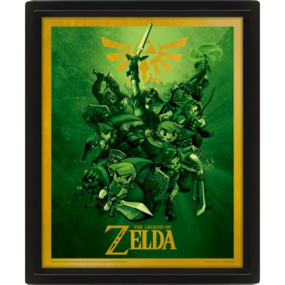 Isola dei Collezionisti - PYRAMID NINTENDO: THE LEGEND OF ZELDA - POSTER 3D LENTICULAR: "LINK" - 1