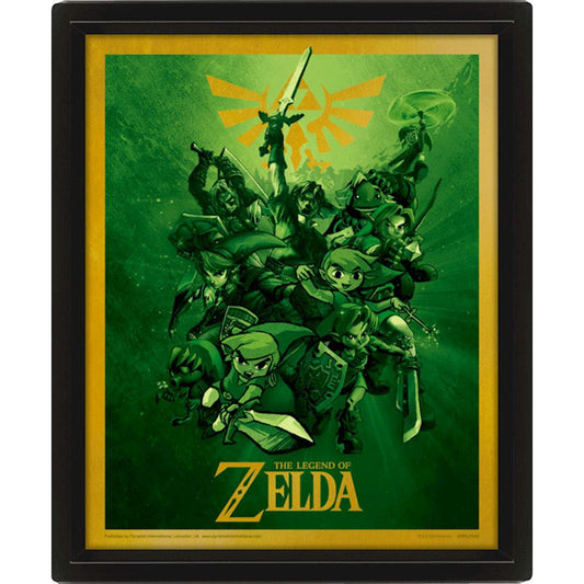 Isola dei Collezionisti - PYRAMID NINTENDO: THE LEGEND OF ZELDA - POSTER 3D LENTICULAR: "LINK" - 1