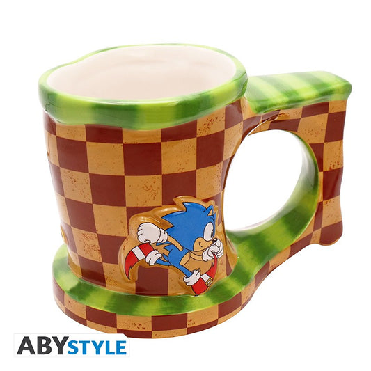 Isola dei Collezionisti - ABYSTYLE SONIC - Tazza 3D: "Sonic Run" - 1