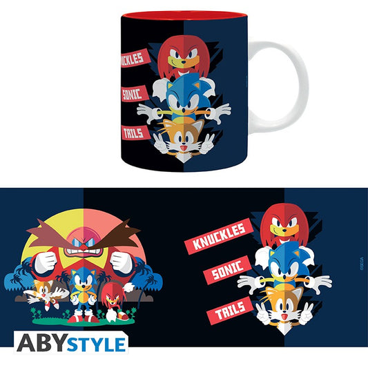 Isola dei Collezionisti - ABYSTYLE SONIC - Tazza 320 ml: "Sonic, Tails & Knucles" - 1