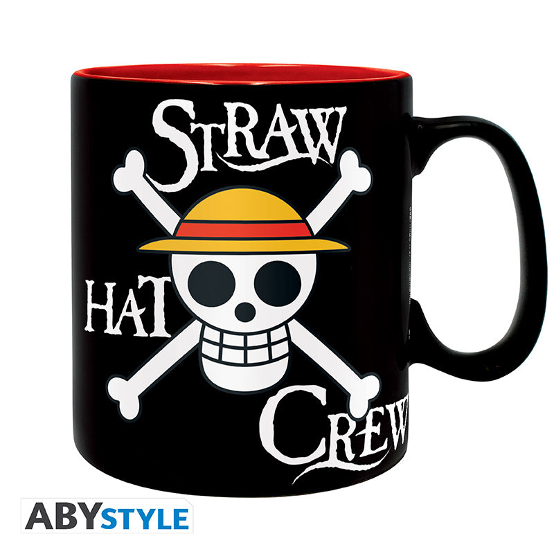 Isola dei Collezionisti - ABYSTYLE ONE PIECE - Tazza 460 ml: "Luffy & Skull" - 1