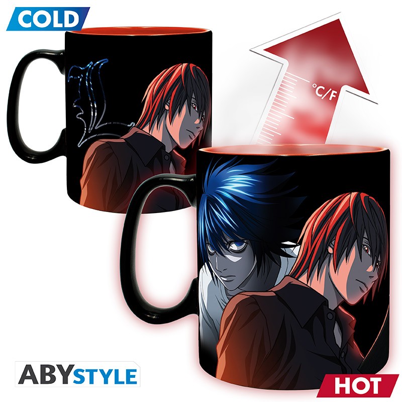 Isola dei Collezionisti - ABYSTYLE DEATH NOTE - Tazza termosensibile 460 ml: "Kira & Ryuk" - 1