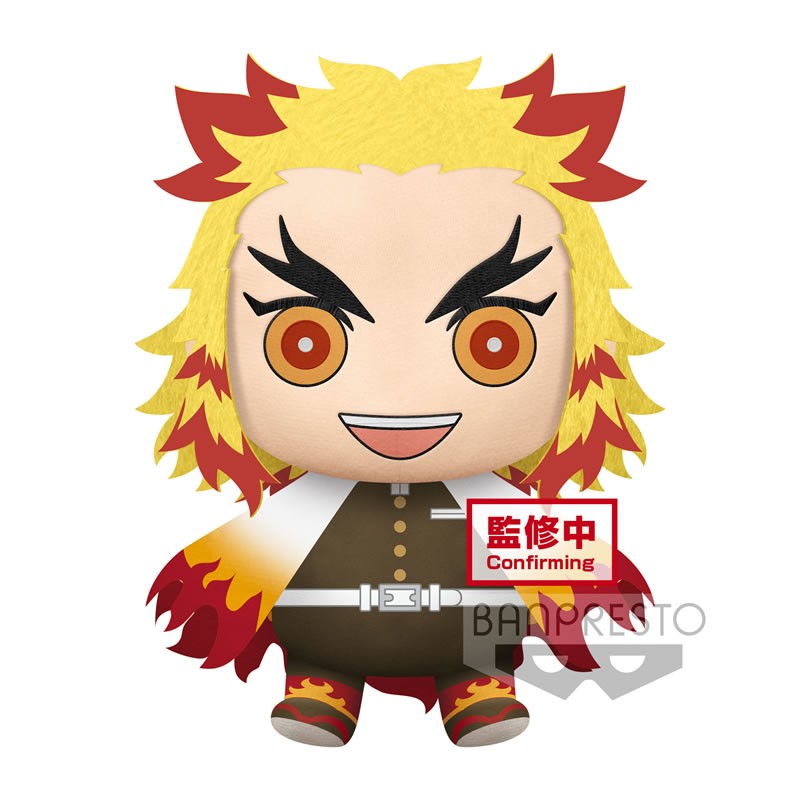 Isola dei Collezionisti - BANPRESTO 18921 - Demon Slayer: Kimetsu No Yaiba Super Big Plush Kyojuro Rengoku - 1