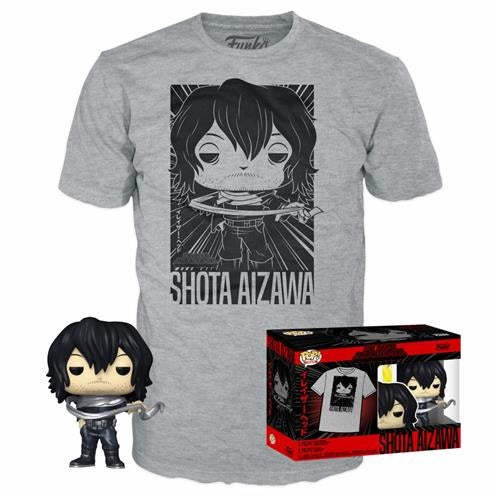 Isola dei Collezionisti - FUNKO POP  Funko  & Tee: My Hero Academia - Shota Aizawa T-shirt (XL) - 1