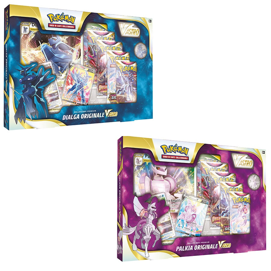 Isola dei Collezionisti - POKEMON - Collezione Premium Dialga e Palkia Originale V-ASTRO (minimo ordine due pezzi o mutipli) - 1