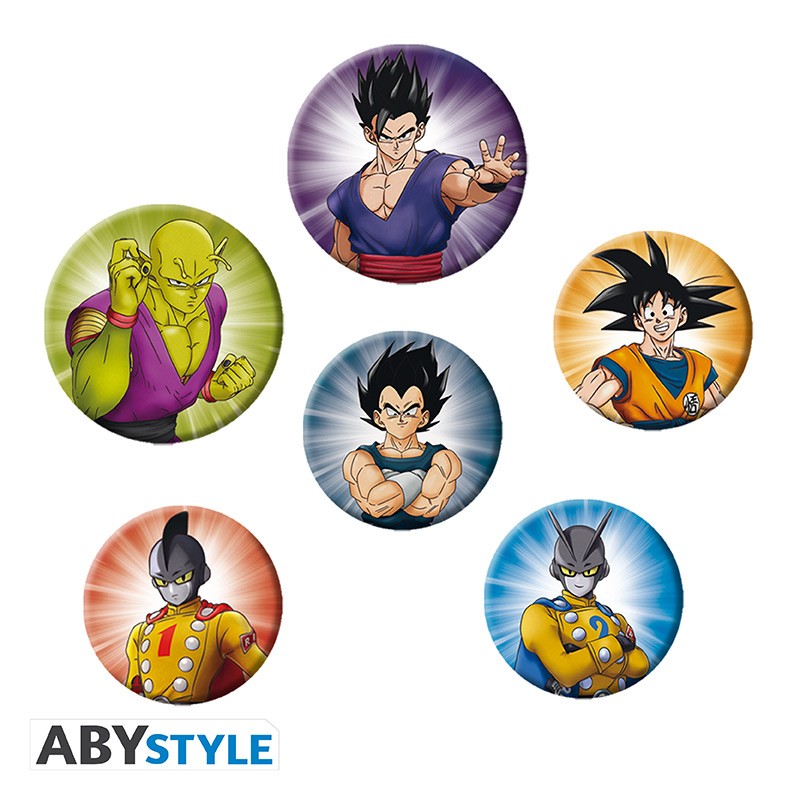 Isola dei Collezionisti - ABYSTYLE DRAGON BALL HERO - Set 6 spille: "Characters" - 1