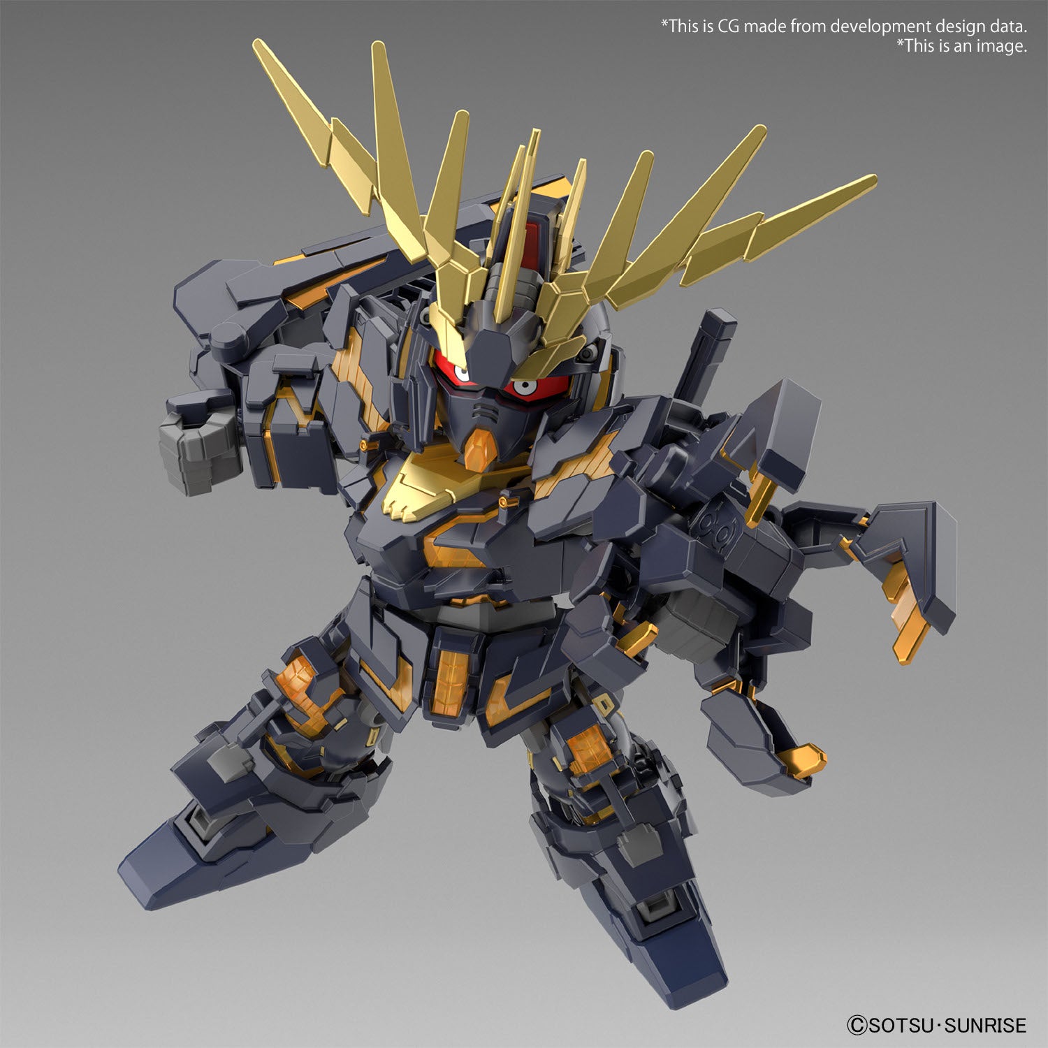 Isola dei Collezionisti - BANDAI SD Cross Silhouette Unicorn Gundam Banshee Norn Parts Model Kit - 1