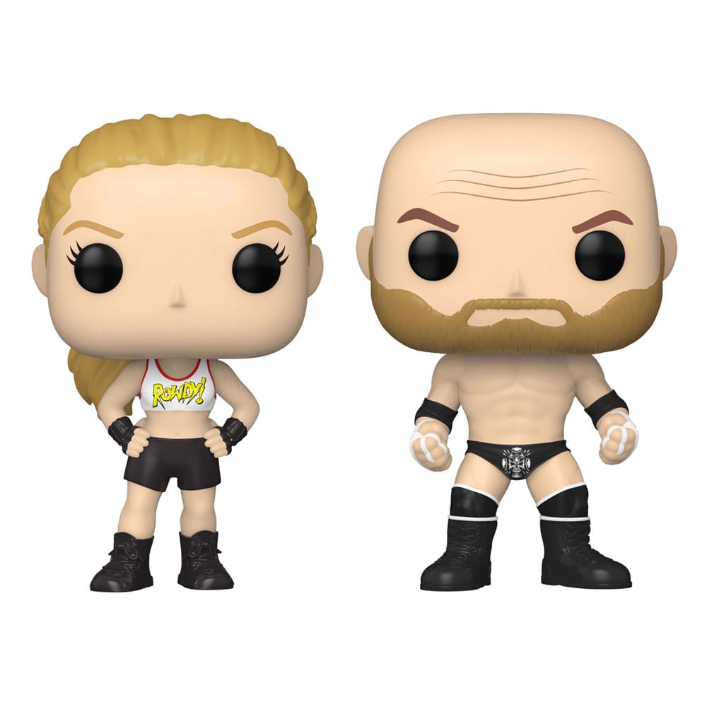 Isola dei Collezionisti - FUNKO POP  WWE - 2 Pack Triple H' and Ronda Rousey 9 cm - 1