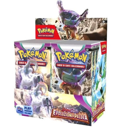 Isola dei Collezionisti - POKEMON - Scarlatto e Violetto - Evoluzioni a Paldea Display (36 buste) - ITA - 1