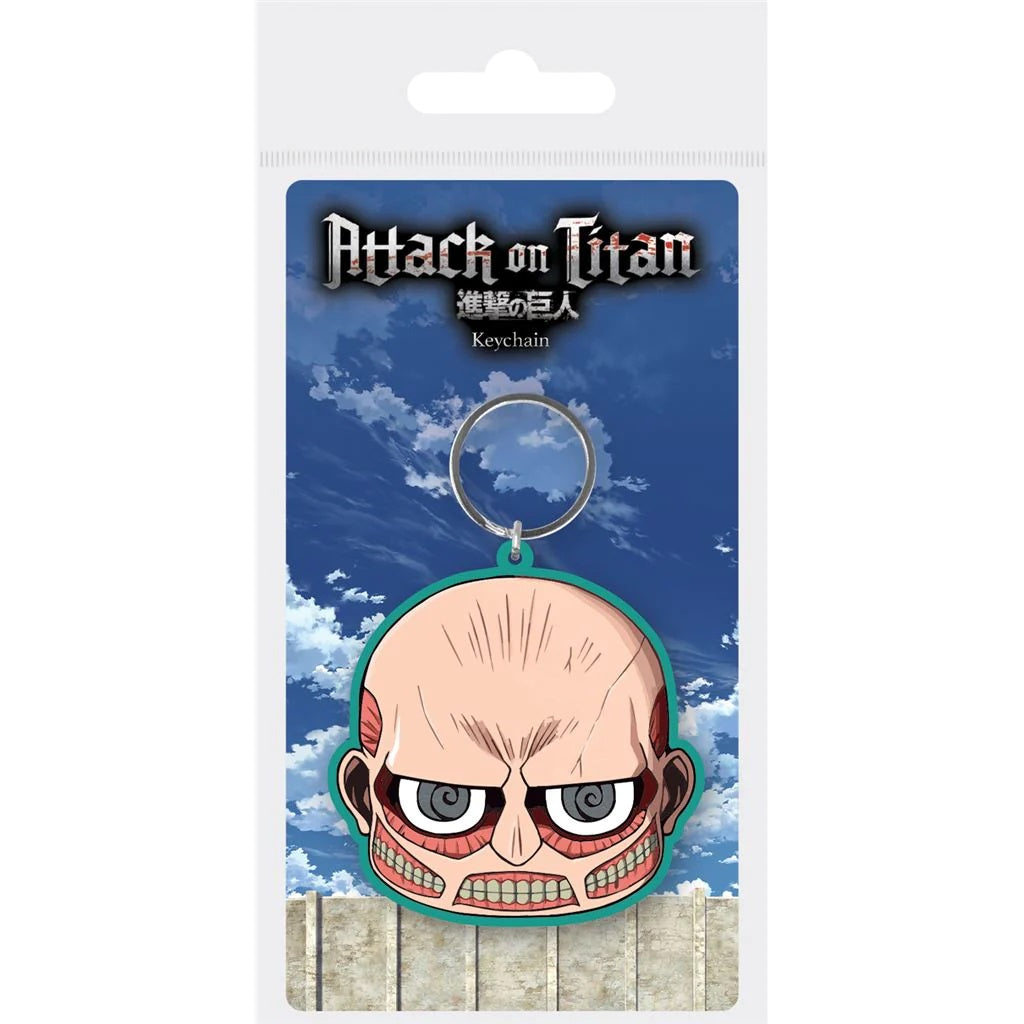 Isola dei Collezionisti - PYRAMID Attack on Titan Portachiavi in gomma - Colossal Chibi - 1