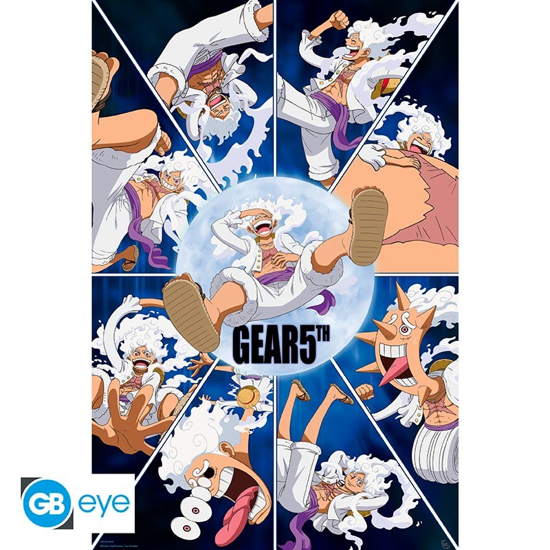 Isola dei Collezionisti - ABYSTYLE ONE PIECE - Poster Maxi: "Gear 5th Looney" - 1