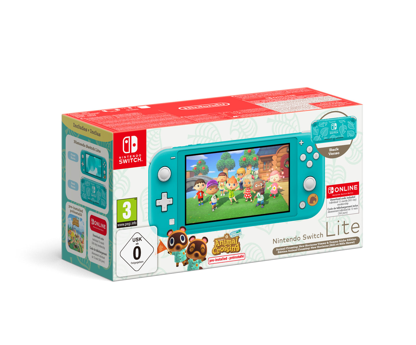 Isola dei Collezionisti - Nintendo Switch Lite Turchese Edizione Speciale Animal Crossing T.Tommy + 12 mesi NSO - 1