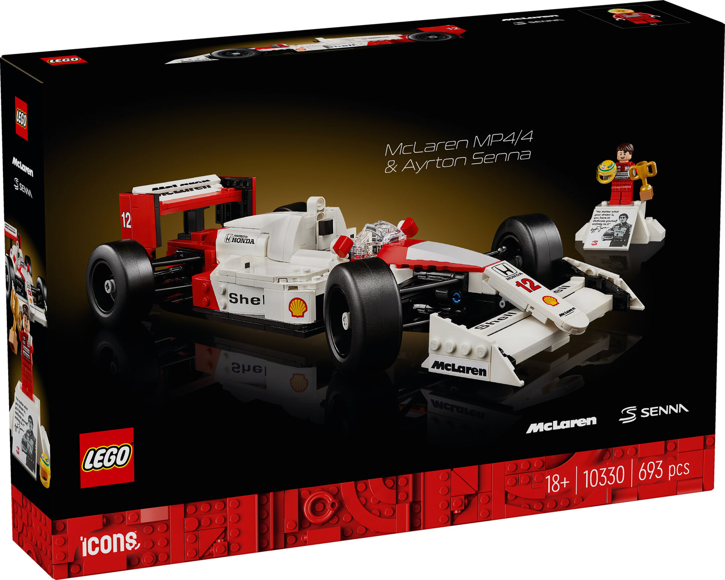 Isola dei Collezionisti - LEGO 10330 McLaren MP4/4 e Ayrton Senna V29 - 1