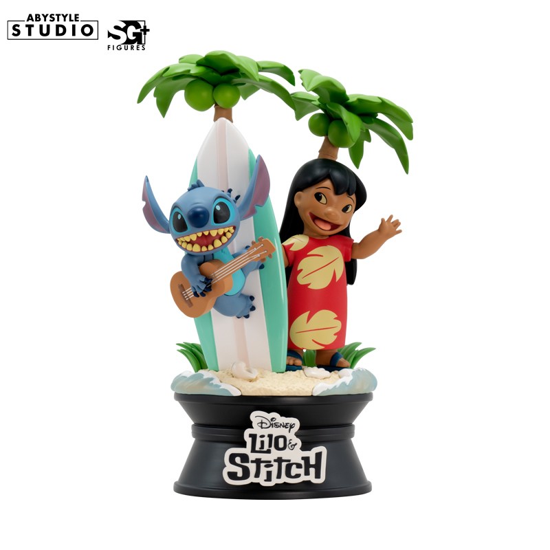 Isola dei Collezionisti - ABYSTYLE DISNEY - Disney: Lilo & Stitch - "Lilo & Stitch Surfboard" Figure 17 cm - 1