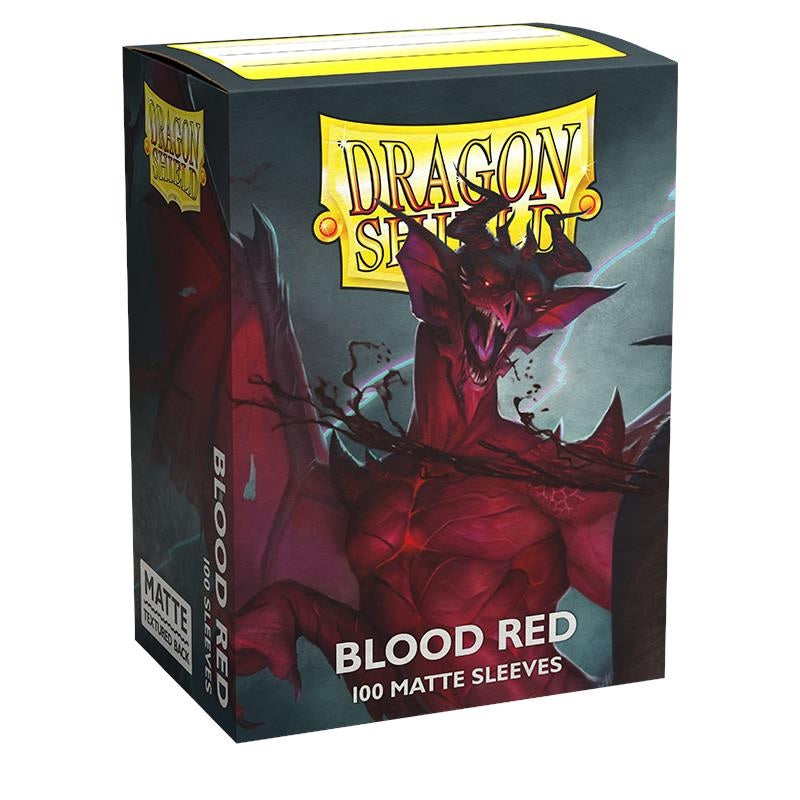 Isola dei Collezionisti - DRAGON SHIELD Standard Sleeves - Blood Red 'Simurag' (100 Sleeves) - 1