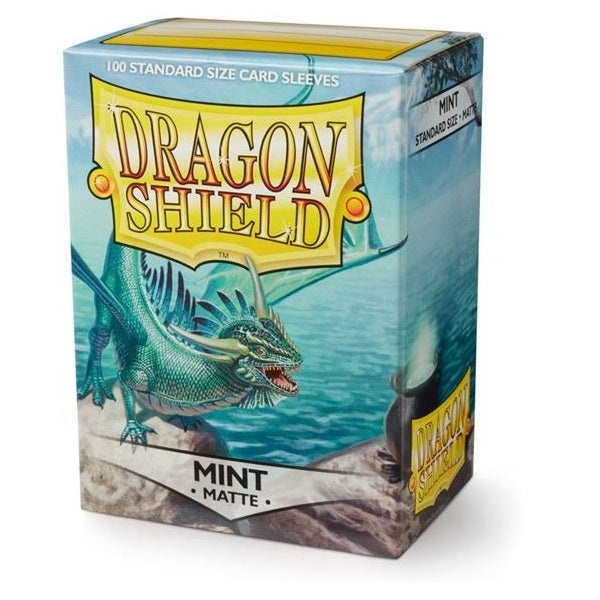 Isola dei Collezionisti - DRAGON SHIELD Standard Sleeves - Matte Mint (100 Sleeves) - 1