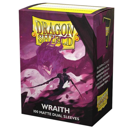 Isola dei Collezionisti - DRAGON SHIELD Dual Matte Sleeves - Wraith 'Alaric, Chaos Wraith' (100 Sleeves) - 1