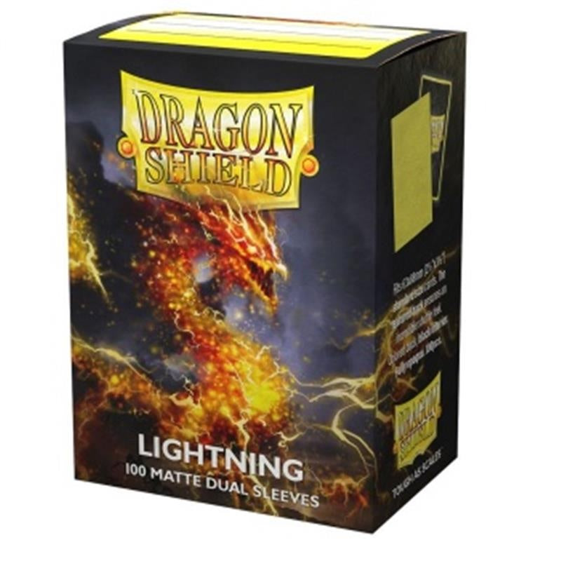 Isola dei Collezionisti - DRAGON SHIELD Dual Matte Sleeves - Lightning 'Ailia' (100 Sleeves) - 1