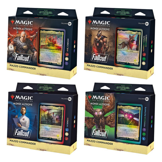 Isola dei Collezionisti - Magic: The Gathering Universes Beyond - Fallout Commander Deck (display 4 mazzi) - ITA - 1