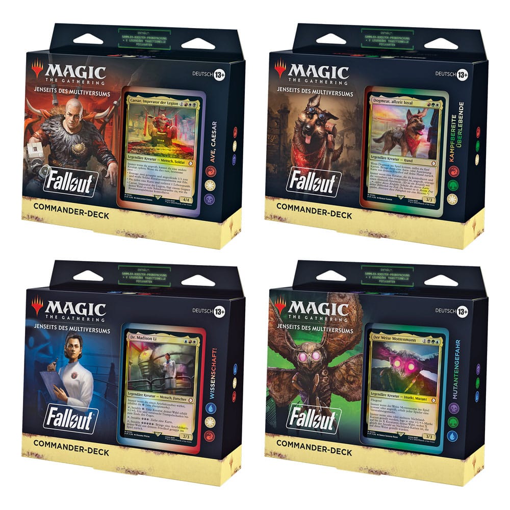 Isola dei Collezionisti - Magic: The Gathering Universes Beyond - Fallout Commander Deck (display 4 mazzi) - GER - 1