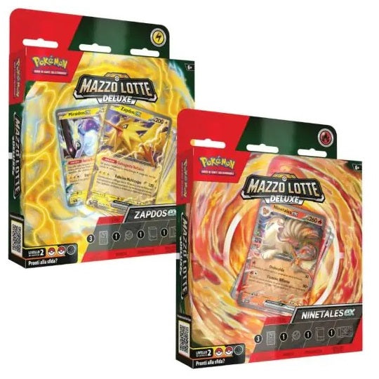 Isola dei Collezionisti - POKEMON - Mazzo Lotte Deluxe Ninetales Ex / Mazzo Lotte Deluxe Zapdos Ex - ITA - 1