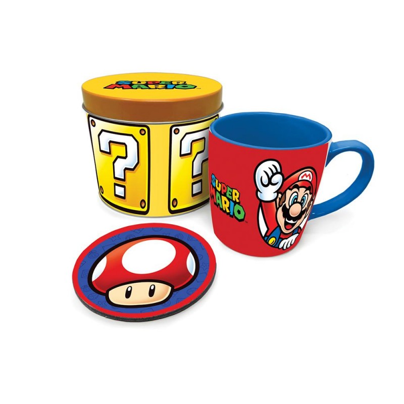 Isola dei Collezionisti - PYRAMID SUPER MARIO LETS A GO MUG TIN SET - 1