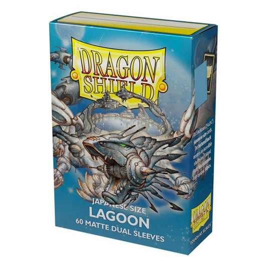 Isola dei Collezionisti - DRAGON SHIELD Small Sleeves - Japanese Matte Dual Lagoon 'Saras' (60 Sleeves) - 1