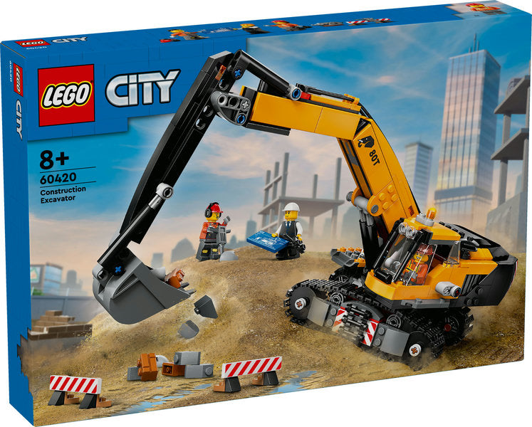 Isola dei Collezionisti - LEGO 60420 Escavatore da cantiere giallo - 1