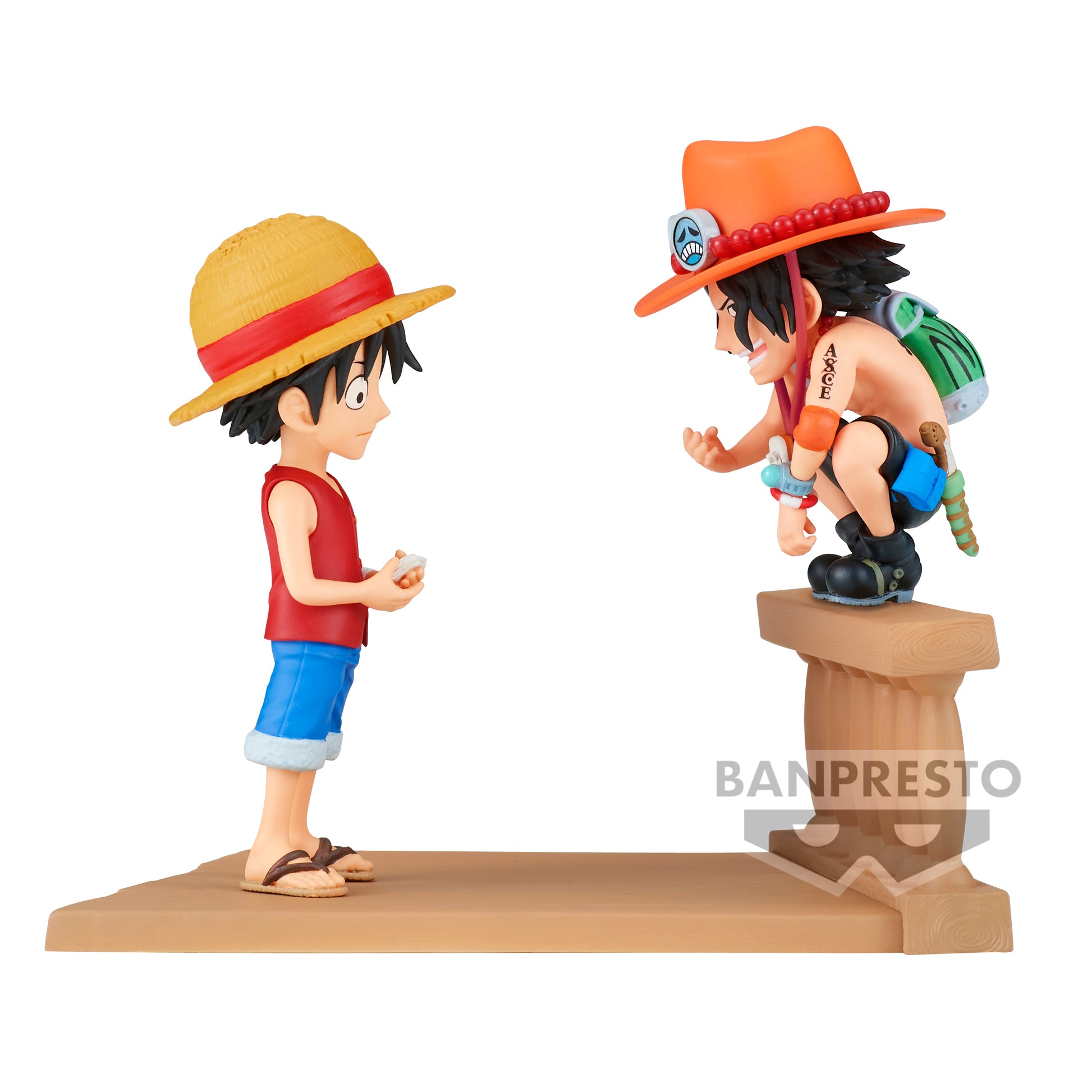 Isola dei Collezionisti - BANPRESTO 89475 - One Piece World Collectable Figure Log Stories-Monkey.D.Luffy & Portgas.D.Ace - 1