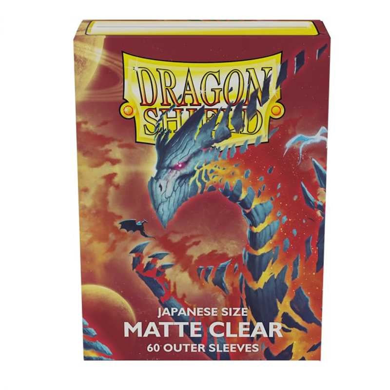 Isola dei Collezionisti - DRAGON SHIELD Small Sleeves - Japanese Matte Clear Cover 'Cosmere' (60 Sleeves) - 1