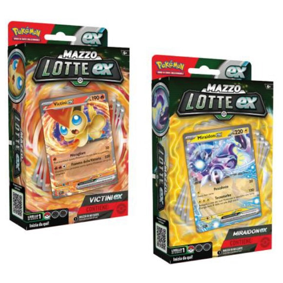 Isola dei Collezionisti - POKEMON - Mazzo Lotte Ex - Miraidon Ex e Victini Ex - ITA - 1