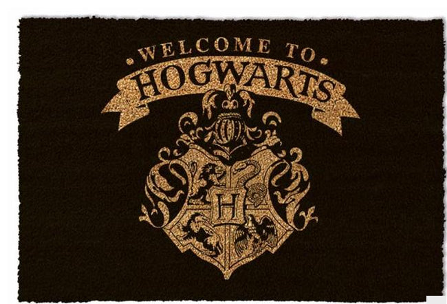 Isola dei Collezionisti - PYRAMID HARRY POTTER - (WELCOME TO HOGWARTS): Zerbino BLACK (37X55CM) - 1