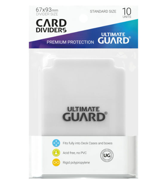 Isola dei Collezionisti - ULTIMATE GUARD Card Dividers Standard Size Transparent (10) - 1