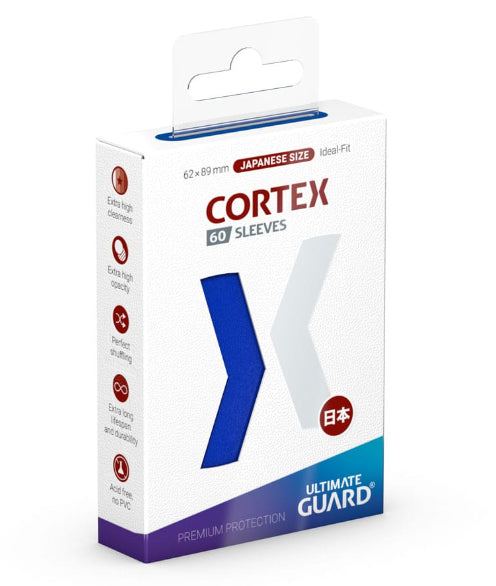 Isola dei Collezionisti - ULTIMATE GUARD Cortex Sleeves Japanese Size Blue (60) - 1