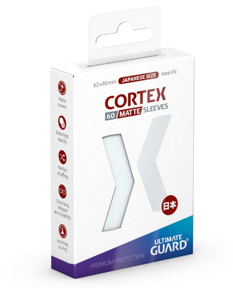 Isola dei Collezionisti - ULTIMATE GUARD Cortex Sleeves Japanese Size Matte Transparent (60) - 1