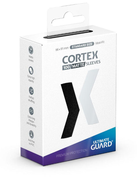 Isola dei Collezionisti - ULTIMATE GUARD Cortex Sleeves Standard Size Matte Black (100) - 1