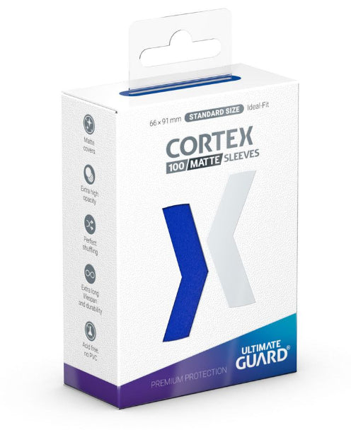 Isola dei Collezionisti - ULTIMATE GUARD Cortex Sleeves Standard Size Matte Blue (100) - 1