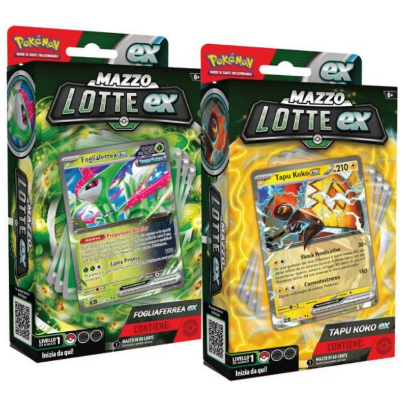 Isola dei Collezionisti - POKEMON - Mazzi lotte EX Tapu Koko EX e Fogliaferrea EX - ITA - 1