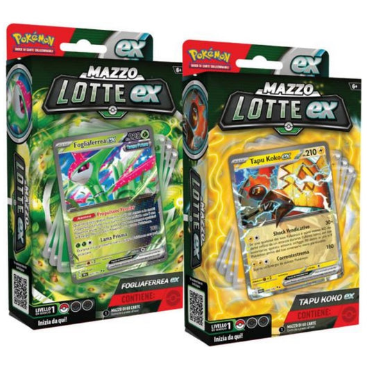 Isola dei Collezionisti - POKEMON - Mazzi lotte EX Tapu Koko EX e Fogliaferrea EX - ITA - 1