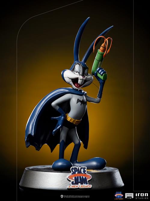 Isola dei Collezionisti - 82024 - SPACE JAM: NEW LEGENDS - BUGS BUNNY BATMAN - STATUA 19CM - 1