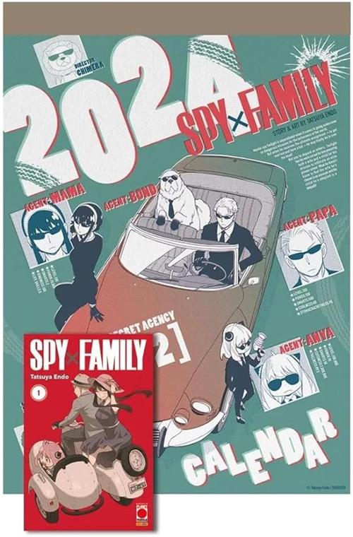 Isola dei Collezionisti - SPY X FAMILY 1 - VARIANT + CALENDARIO 2024 - 1