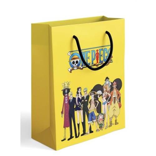 Isola dei Collezionisti - OPSB14 - ONE PIECE - SHOPPER GIALLO 26X32X12 L - CARTONCINO PLASTIFICATO - 1