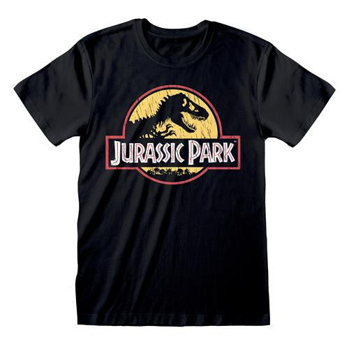 Isola dei Collezionisti - JURASSIC PARK - T-SHIRT - ORIGINAL LOGO DISTRESSED L - 1