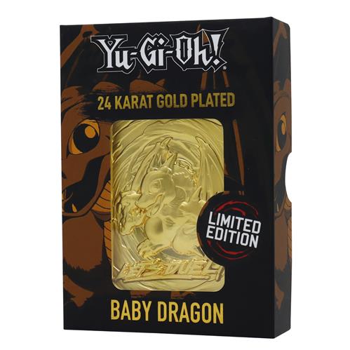 Isola dei Collezionisti - 83360 - YU-GI-OH! - METAL GOLD CARD COLLECTIBLE REPLICA - BABY DRAGON - 1