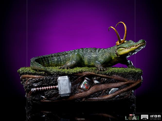 Isola dei Collezionisti - 81852 - MARVEL - LOKI - LOKI ALLIGATOR - STATUA 15CM - 1