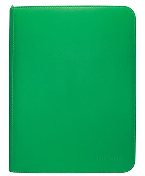 Isola dei Collezionisti - 15901 - VIVID ZIPPERED 9-POCKET PRO-BINDER - GREEN - 1