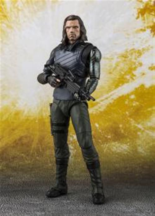 Isola dei Collezionisti - 61376 - AVENGERS INFINITY WAR - SH FIGUARTS - BUCKY&TAMASHII EFFECT IMPACT 15CM - 1